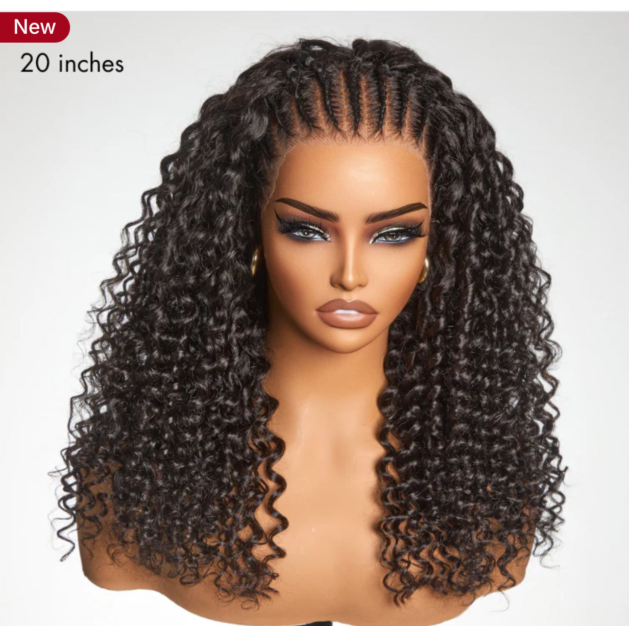 18" Raw Human Hair Frontal Wig