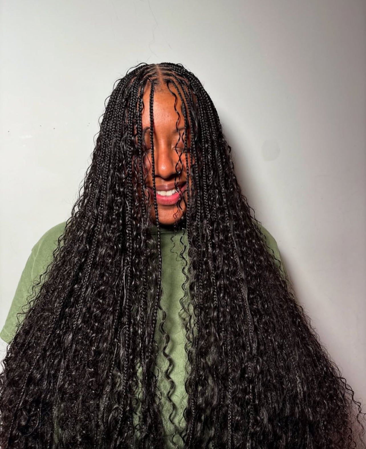 Bundled Pure Virgin Base Curls / 100 grams (HUMAN HAIR BULK)