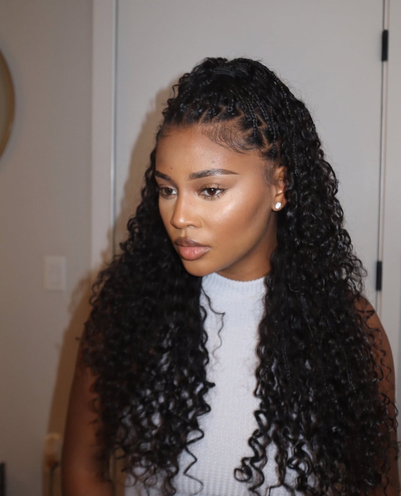 Bundled Pure Virgin Base Curls / 100 grams (HUMAN HAIR BULK)