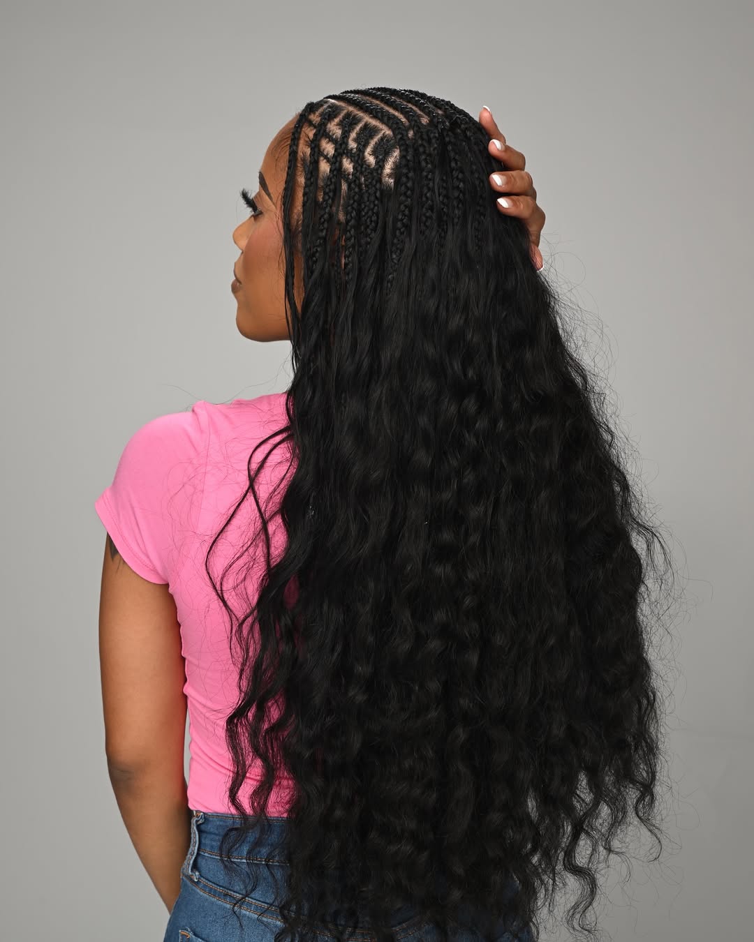 Human Hair Braided Wig