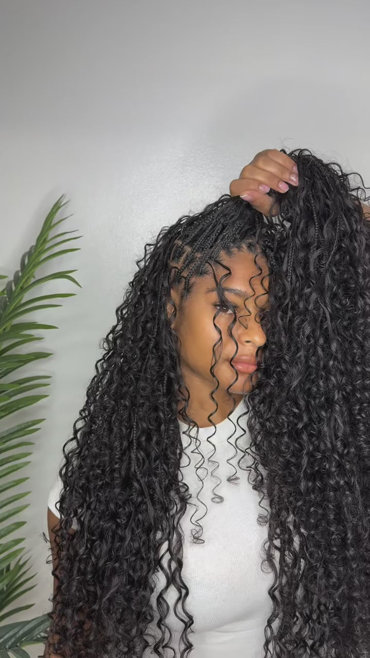 Bundled Pure Virgin Base Curls / 100 grams (HUMAN HAIR BULK)