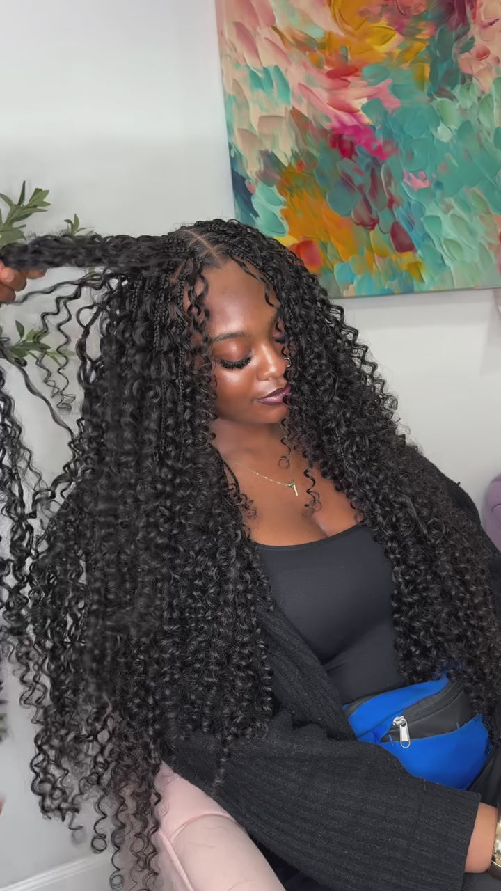 Bundled Pure Virgin Base Curls / 100 grams (HUMAN HAIR BULK)